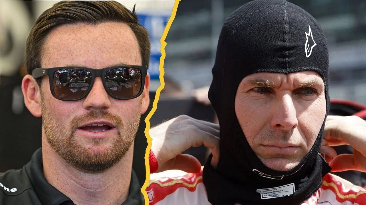 Kyle Kirkwood (L) and Will Power (R)
